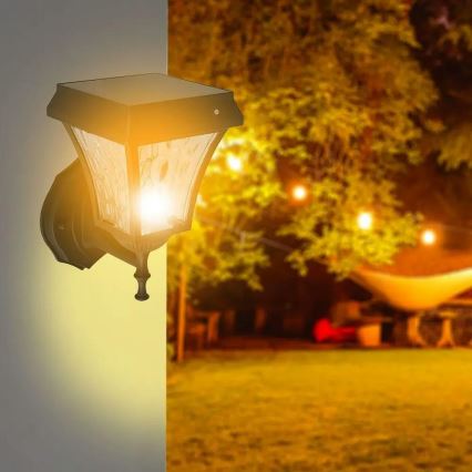 LED aurinkokenno seinälamppu 3in1 LED/2W/5,5V IP65