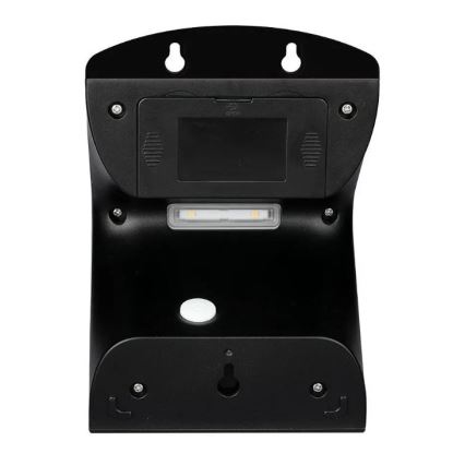 LED aurinkokenno seinävalaisin anturilla LED/3W/3,7V 3000/4000K IP65 musta