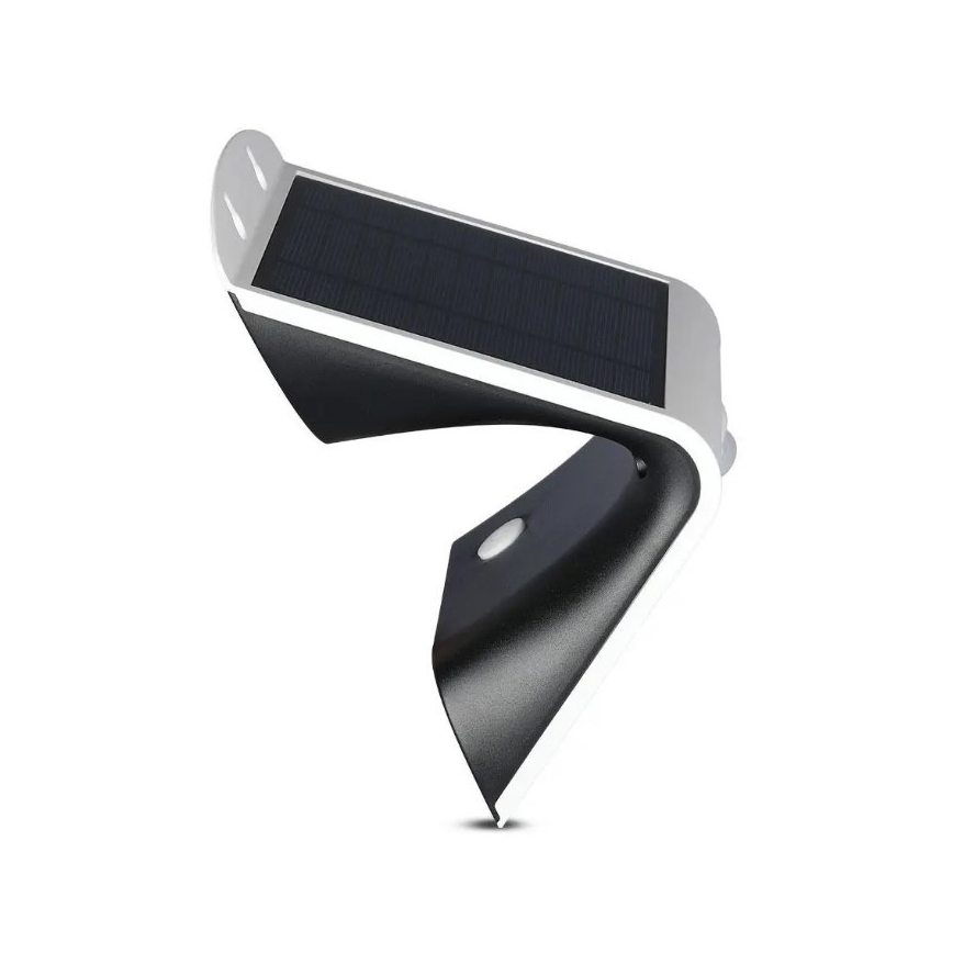 LED aurinkokenno seinävalaisin anturilla LED/3W/3,7V 3000/4000K IP65 valkoinen