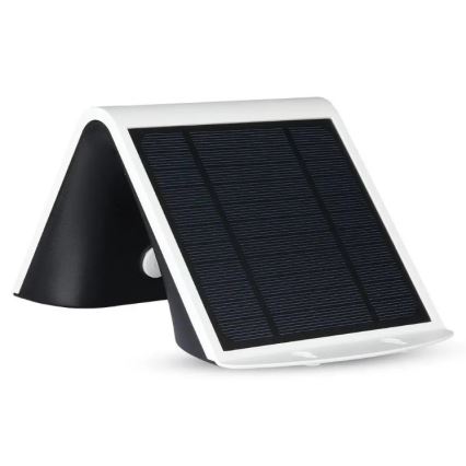 LED aurinkokenno seinävalaisin anturilla LED/3W/3,7V 3000/4000K IP65 valkoinen