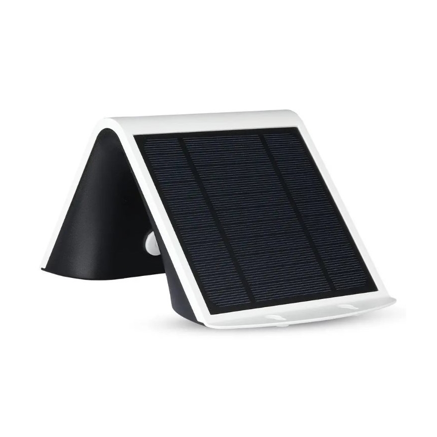 LED aurinkokenno seinävalaisin anturilla LED/3W/3,7V 3000/4000K IP65 valkoinen