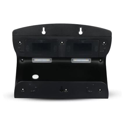 LED aurinkokenno seinävalaisin anturilla LED/7W/3,7V 4000K IP65 musta