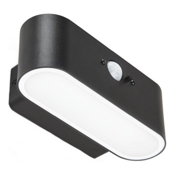 LED-aurinkokenno seinävalaisin anturilla SOLARIS2 LED / 2,5W / 3,7V 4000K IP44
