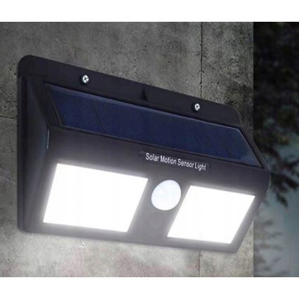 LED-aurinkokenno seinävalaisin sensorilla LED/1,2W/3,7V IP54