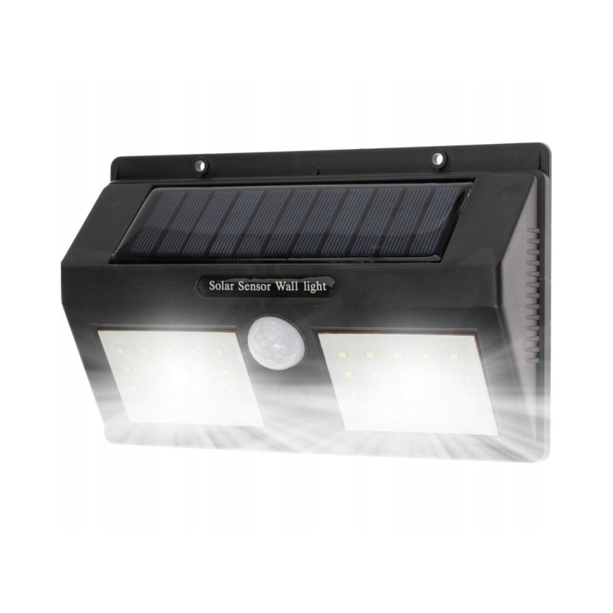 LED-aurinkokenno seinävalaisin sensorilla LED/1,2W/3,7V IP54