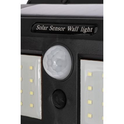 LED-aurinkokenno seinävalaisin sensorilla LED/1,2W/3,7V IP54