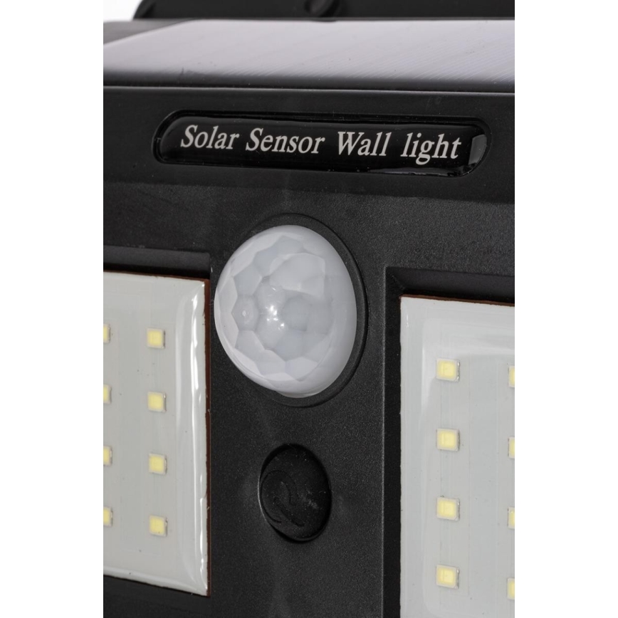 LED-aurinkokenno seinävalaisin sensorilla LED/1,2W/3,7V IP54