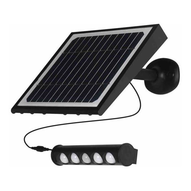 LED Aurinkokenno seinävalaisin sensorilla LED/8W/3,7V 4000 mAh 4000K IP65