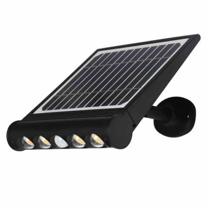 LED Aurinkokenno seinävalaisin sensorilla LED/8W/3,7V 4000 mAh 4000K IP65