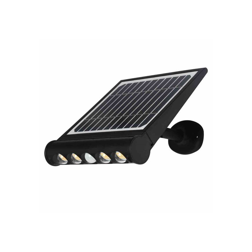 LED Aurinkokenno seinävalaisin sensorilla LED/8W/3,7V 4000 mAh 4000K IP65