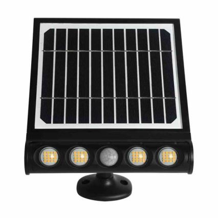 LED Aurinkokenno seinävalaisin sensorilla LED/8W/3,7V 4000 mAh 4000K IP65