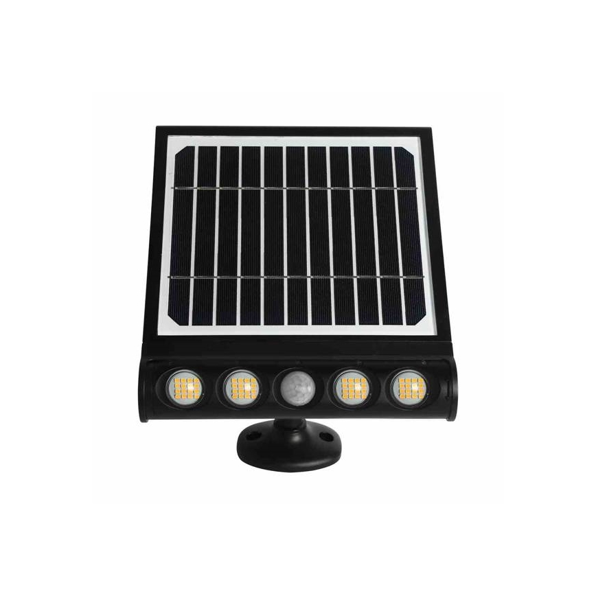 LED Aurinkokenno seinävalaisin sensorilla LED/8W/3,7V 4000 mAh 4000K IP65