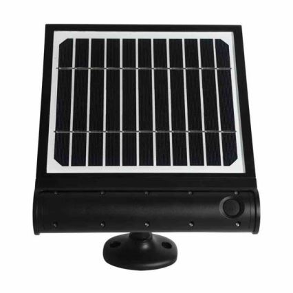 LED Aurinkokenno seinävalaisin sensorilla LED/8W/3,7V 4000 mAh 4000K IP65