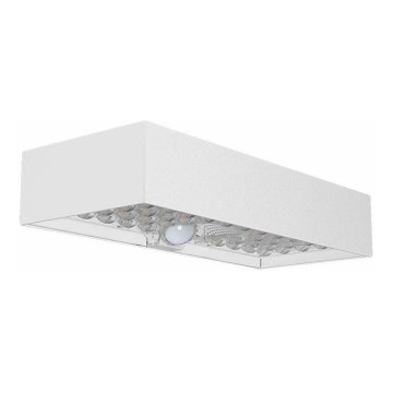 LED aurinkokenno seinävalo anturilla LED/6W/3,7V IP65 4000K valkoinen