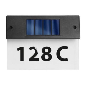 LED Aurinkokenno talon numero LED/1,2V/600 mAh IP44