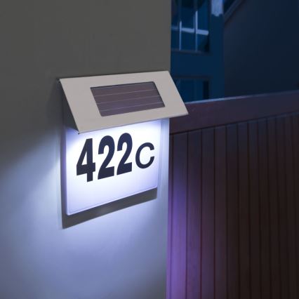 LED Aurinkokenno talonumero LED/1,2V IP44