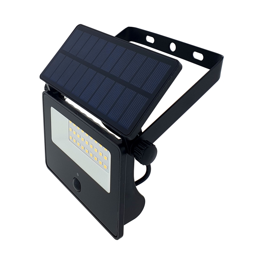 LED Aurinkokenno ulkovalonheitin anturilla LED/5W/3,7V 4200K IP44
