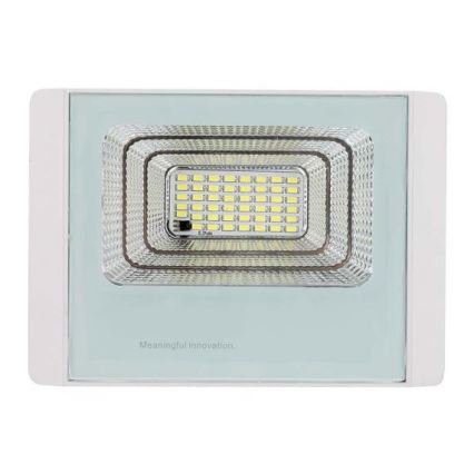 LED Aurinkokenno ulkovalonheitin LED/12W/3,2V IP65 4000K + kauko-ohjaus