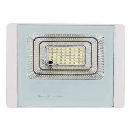 LED Aurinkokenno ulkovalonheitin LED/12W/3,2V IP65 6400K + kauko-ohjaus