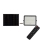 LED Aurinkokenno ulkovalonheitin LED/200W/3,2V 4000K musta IP65 + kauko-ohjaus