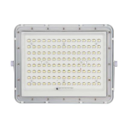 LED Aurinkokenno ulkovalonheitin LED/20W/3,2V 6400K valkoinen IP65 + kauko-ohjaus