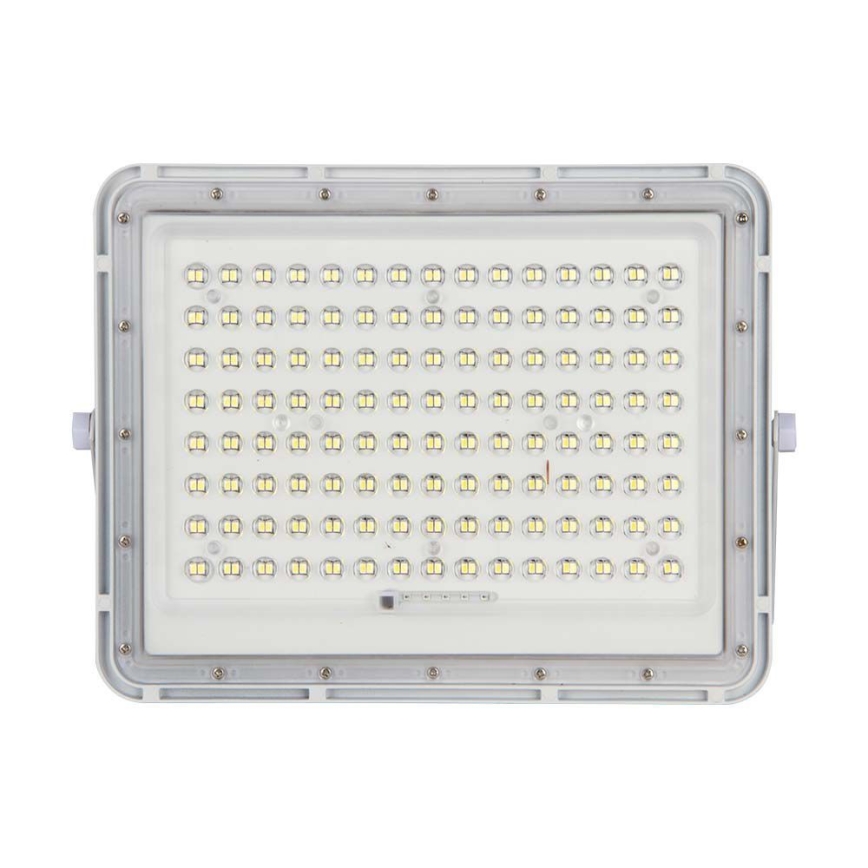 LED Aurinkokenno ulkovalonheitin LED/20W/3,2V 6400K valkoinen IP65 + kauko-ohjaus