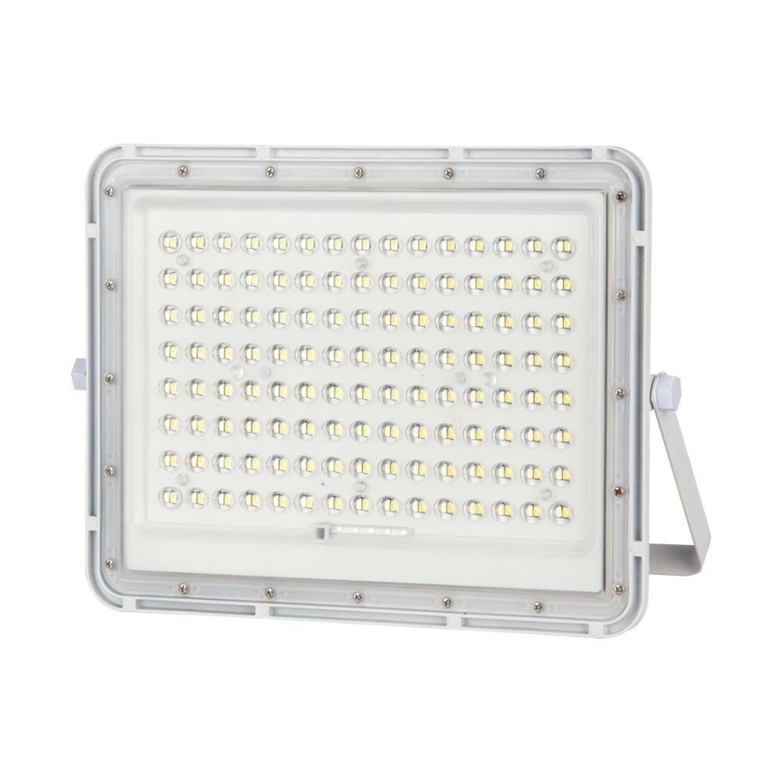 LED Aurinkokenno ulkovalonheitin LED/20W/3,2V 6400K valkoinen IP65 + kauko-ohjaus