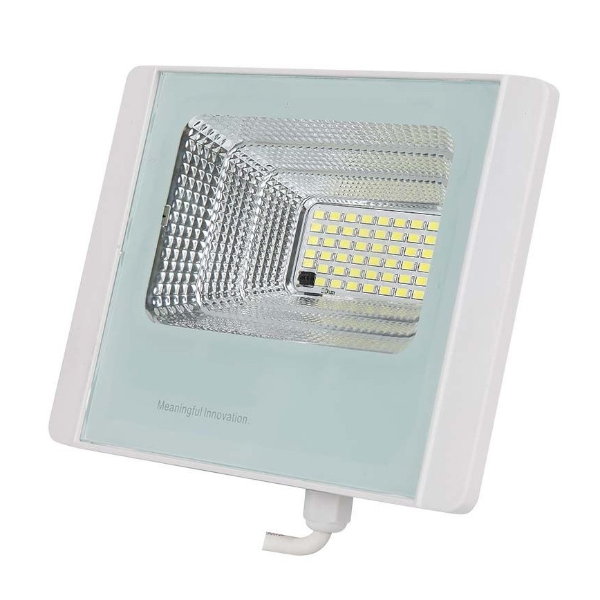 LED Aurinkokenno ulkovalonheitin LED/20W/3,2V IP65 6400K + kauko-ohjaus
