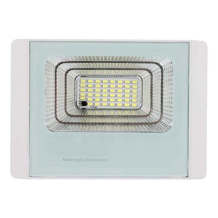 LED Aurinkokenno ulkovalonheitin LED/20W/3,2V IP65 6400K + kauko-ohjaus