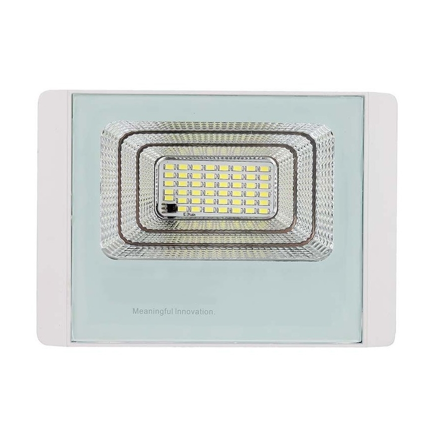 LED Aurinkokenno ulkovalonheitin LED/20W/3,2V IP65 6400K + kauko-ohjaus