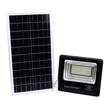 LED Aurinkokenno ulkovalonheitin LED/40W/10V IP65 6000K + kauko-ohjaus