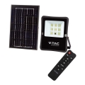 LED Aurinkokenno ulkovalonheitin LED/6W/3,2V 4000K IP65 5000 mAh + kauko-ohjaus