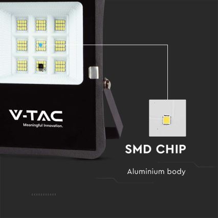 LED Aurinkokenno ulkovalonheitin LED/6W/3,2V 4000K IP65 + kaukosäädin