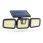 LED Aurinkokenno valonheitin anturilla 3xLED/3,3W/5V IP65