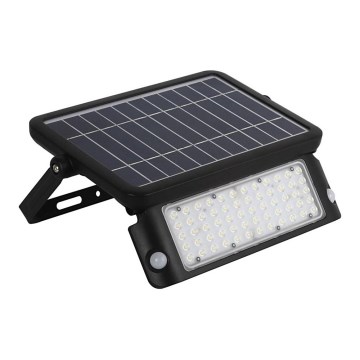 LED-aurinkokenno valonheitin anturilla LED / 10W / 3,7V 4000K IP65