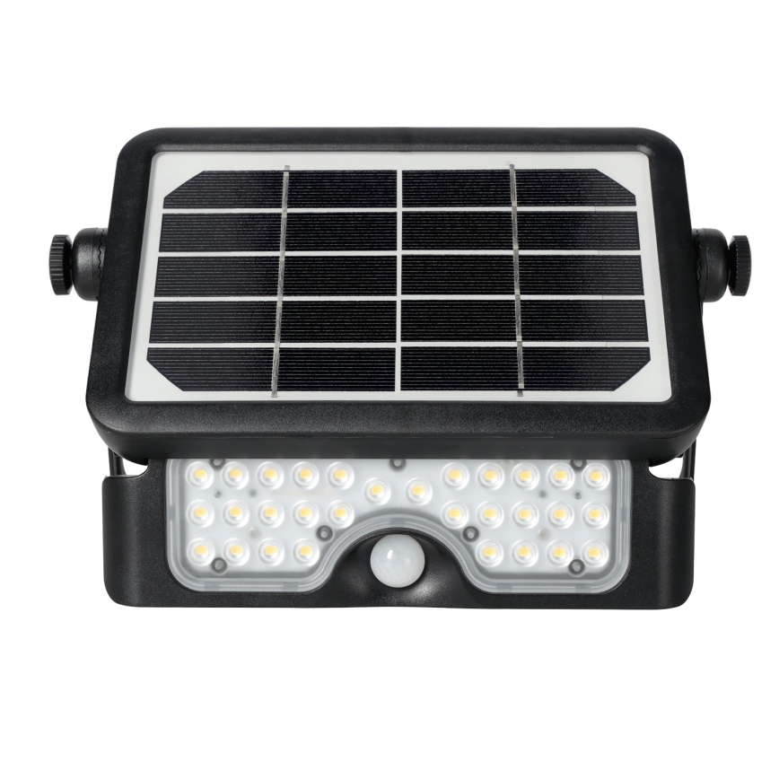LED-aurinkokenno valonheitin anturilla LED / 5W / 3,7V 4000K IP65