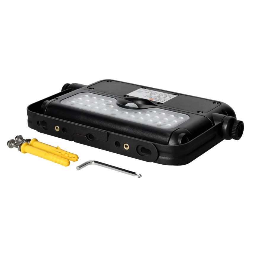 LED-aurinkokenno valonheitin anturilla LED / 5W / 3,7V 4000K IP65