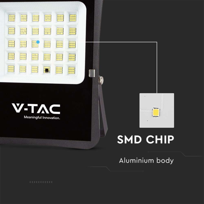 LED Aurinkokenno valonheitin LED/20W/3,2V 6400K IP65 + kaukosäädin