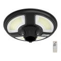 LED aurinkokennokatuvalaisin anturilla LED/10W/3,2V 6500K IP65 + kaukosäädin