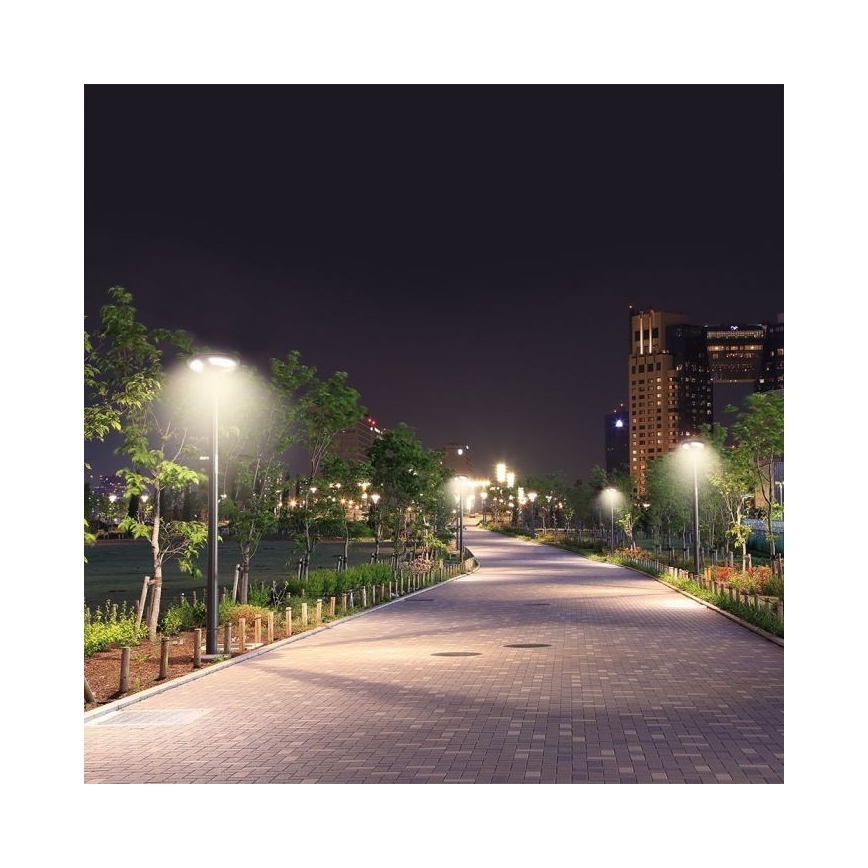 LED Aurinkokennokatuvalo anturilla LED/10W/3,2V IP65 4000K + kauko-ohjaus