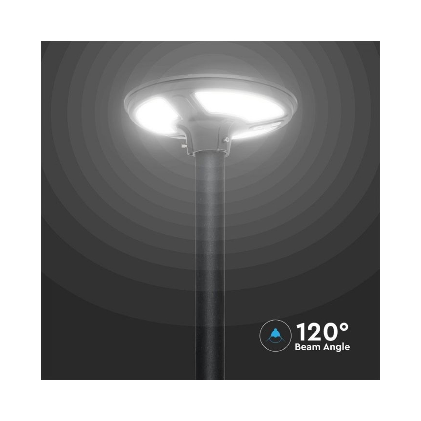 LED Aurinkokennokatuvalo anturilla LED/10W/3,2V IP65 4000K + kauko-ohjaus