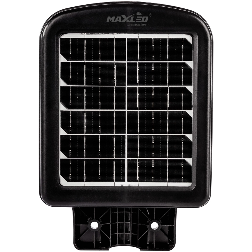 LED Himmennettävä aurinkokennoinen katulamppu anturilla LED/150W/6V 6500K IP65 musta + kauko-ohjaus