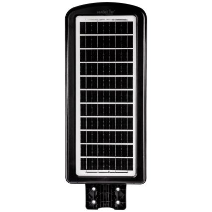 LED Himmennettävä aurinkokennoinen katulamppu anturilla LED/240W/6V 6500K IP65 musta + kauko-ohjaus