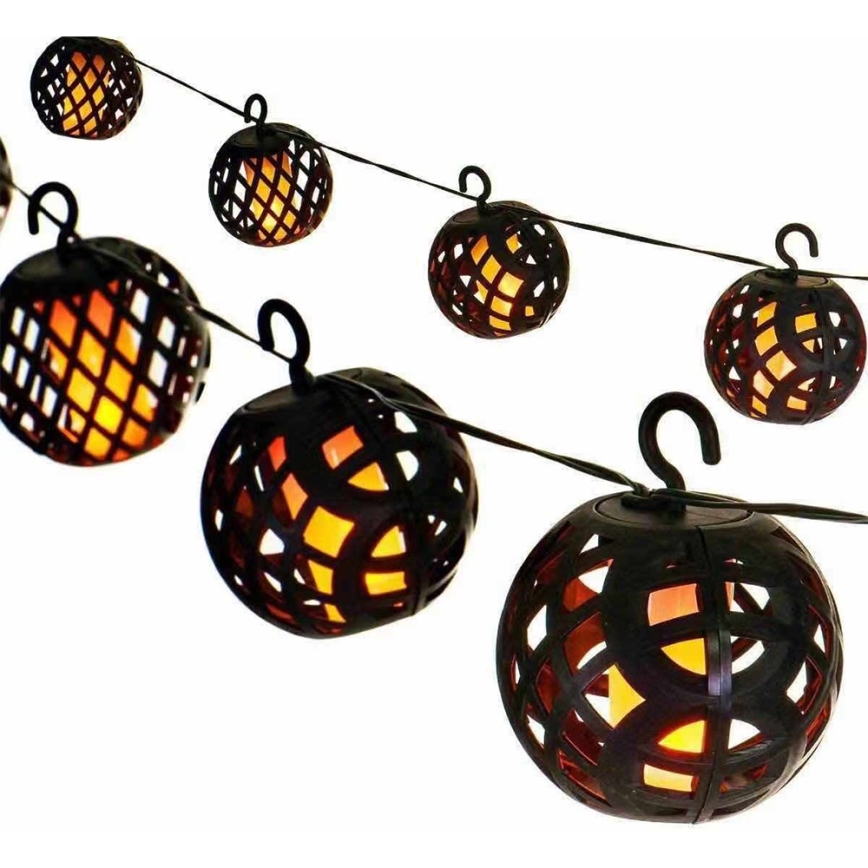 LED-aurinkokennoketju 60xLED/2m IP44