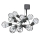 LED Aurinkokennoketju ulos 10xLED/1xAAA 3,8 m IP44