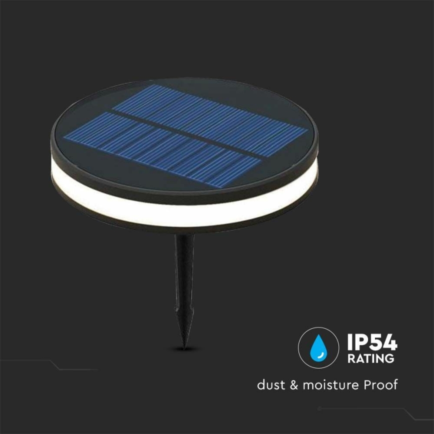 LED aurinkokennolamppu ulkokäyttöön LED/1,8W/3,7V IP54 3000K
