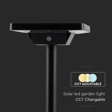 LED aurinkokennolamppu ulkokäyttöön 2in1 LED/2W/3,7V IP65 3000/4000/6500K