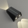 LED aurinkokennoseinävalaisin anturilla LED/2W/5V IP54 1300 mAh