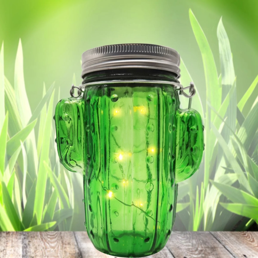 LED Aurinkokennovalaisin CACTUS LED/1,2V IP44