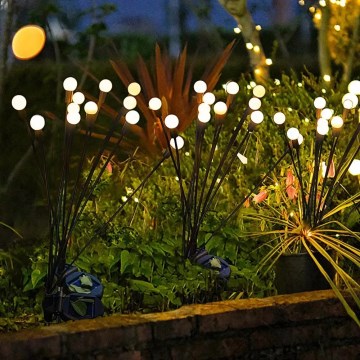 LED aurinkokennovalaisin koristekäyttöön 8xLED/1,2V 3000K 73 cm 600 mAh IP44